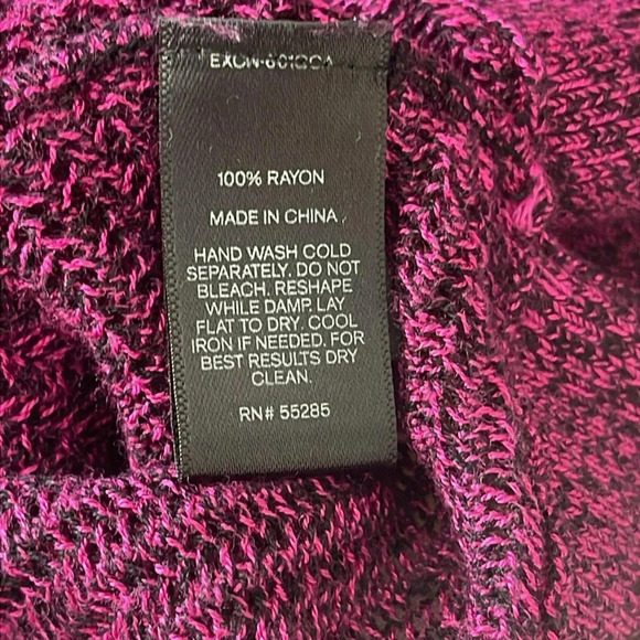 Express Crew Neck 3/4 Sleeve Cable Knit Slouchy Sweater Size L - Picture 4 of 5